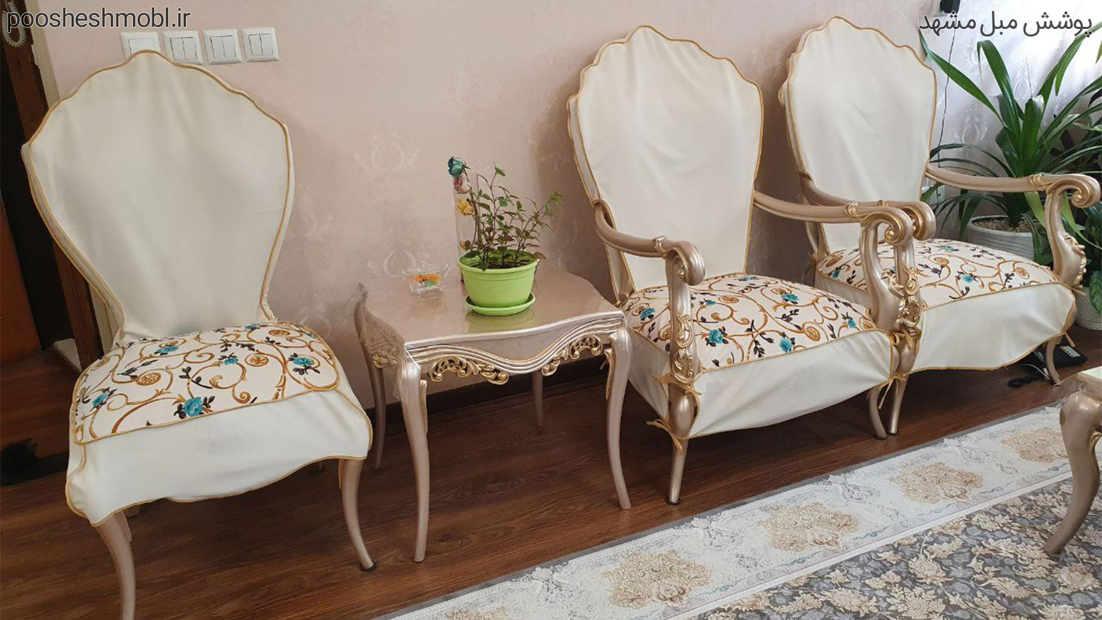 کرپ ترکیبی ساده گلدار بدون دسته