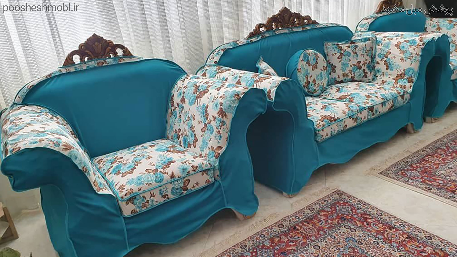 ترکیبی گلدار و ساده