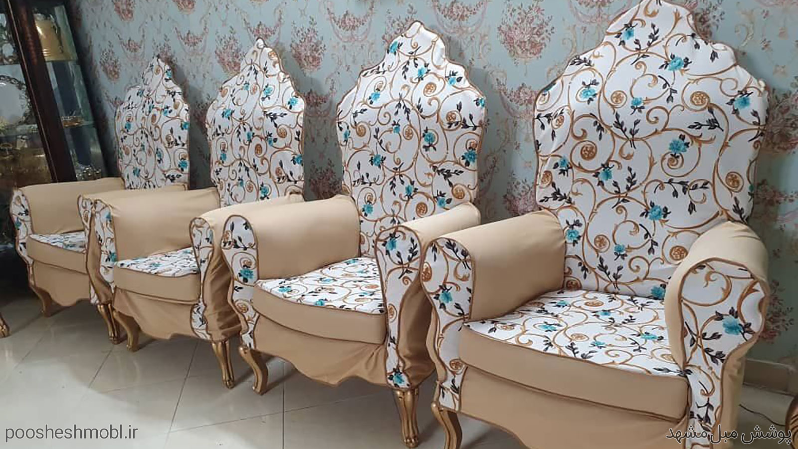 ترکیبی گلدار و ساده تشک جدا